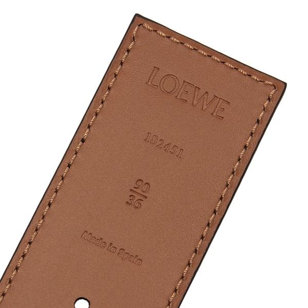 LOEWE ロエベ ベルト リバーシブルアナグラム 4cm ブラック