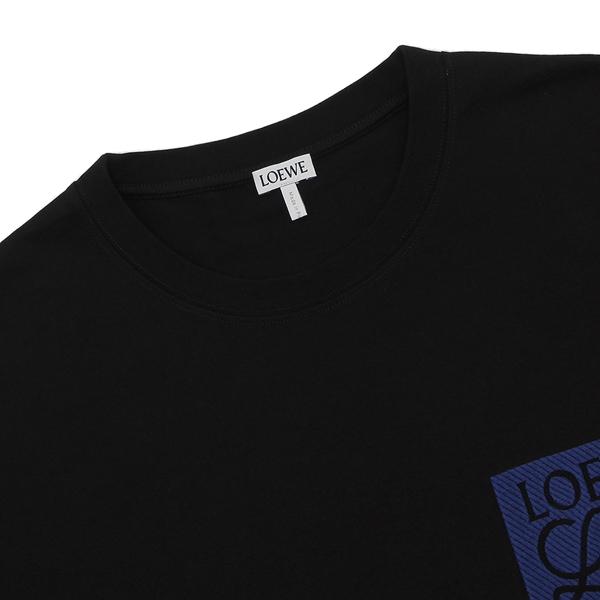 ロエベ Tシャツ カットソー アナグラム ブラック メンズ LOEWE H526Y22XAT 1100｜axes｜03