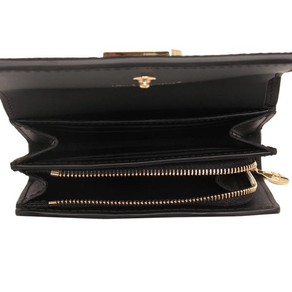 ルイヴィトン 二つ折り財布 ポルトフォイユ カプシーヌ タイニー LVロゴ ミニ財布 ブラック レディース LOUIS VUITTON M12149 | LOUIS VUITTON | 01