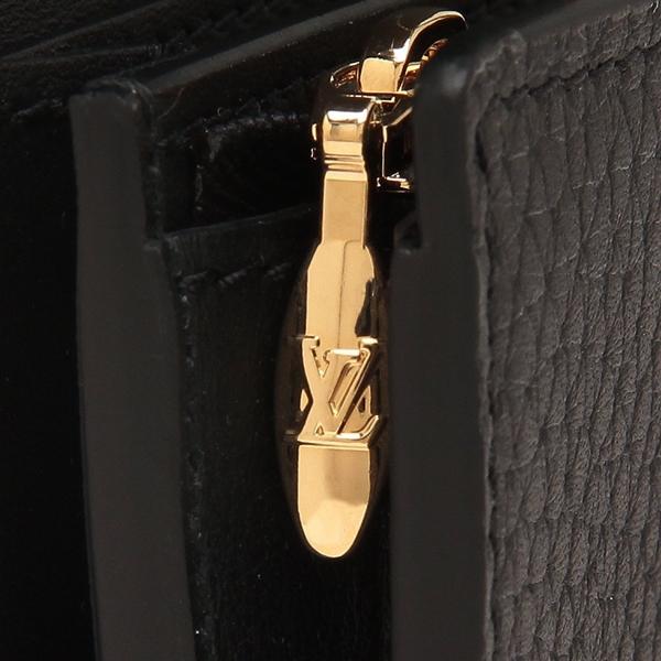 ルイヴィトン 二つ折り財布 ポルトフォイユ カプシーヌ タイニー LVロゴ ミニ財布 ブラック レディース LOUIS VUITTON M12149 | LOUIS VUITTON | 07