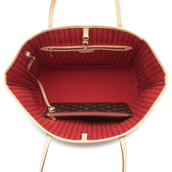 LOUIS VUITTON ルイヴィトン トートバッグ ネヴァーフル MM ブラウン 
