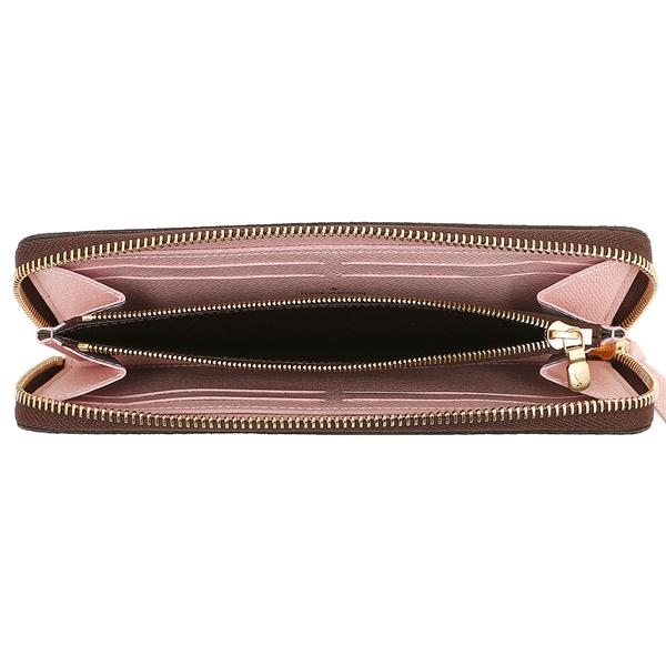 ルイヴィトン 長財布 レディース LOUIS VUITTON M61298 ブラウン ライトピンクの画像