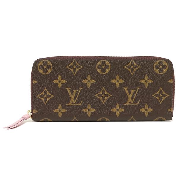 ルイヴィトン 長財布 レディース LOUIS VUITTON M61298 ブラウン ライトピンクの画像