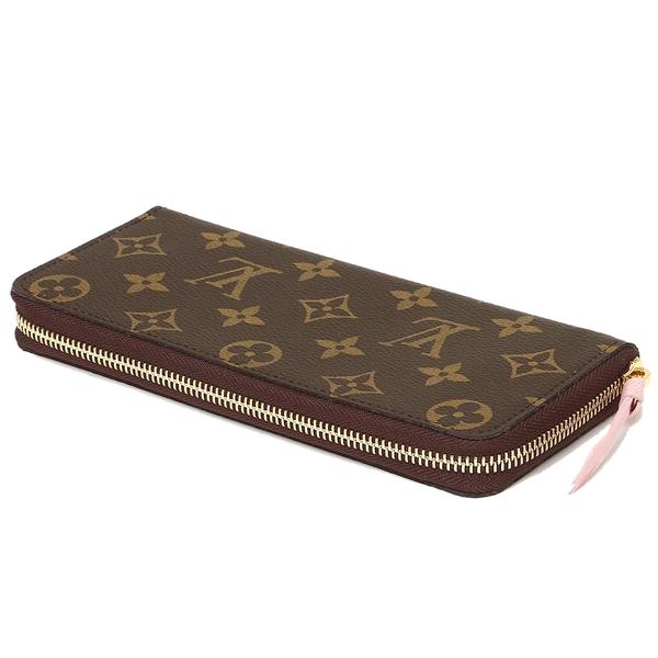 ルイヴィトン 長財布 レディース LOUIS VUITTON M61298 ブラウン ライトピンクの画像