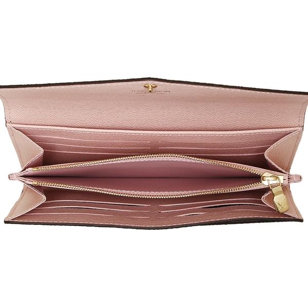 ルイヴィトン 長財布 LOUIS VUITTON M62235 ブラウン/ピンクの画像