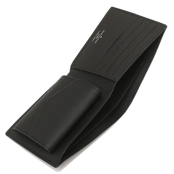 ルイヴィトン 折り財布 メンズ モノグラム LOUIS VUITTON M62545 ブラックの画像