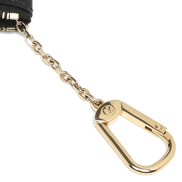 ルイヴィトン コインケース キーケース ポシェットクレ モノグラムアンプラント ブラック レディース LOUIS VUITTON M80885の画像