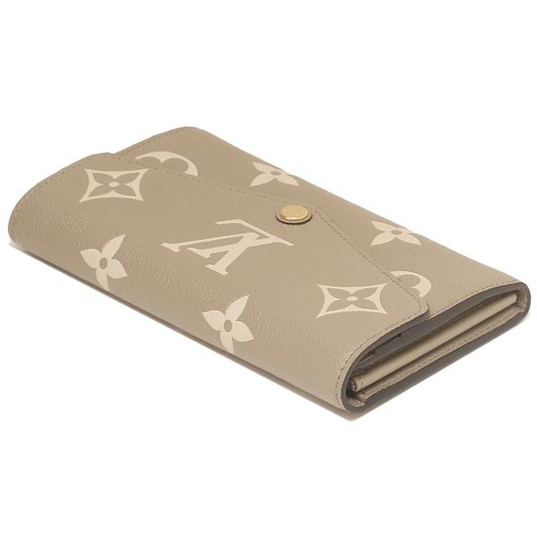 ルイヴィトン 長財布 ポルトフォイユサラNM モノグラム ベージュ レディース LOUIS VUITTON M81049の画像