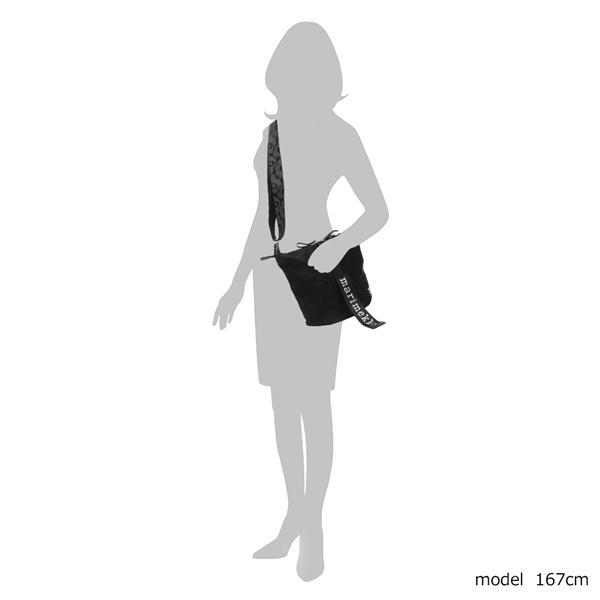 マリメッコ ショルダーバッグ キャリーオール ウニッコ 花柄 ブラック レディース MARIMEKKO 092227 999の画像