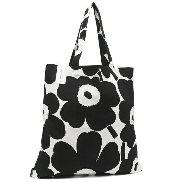 marimekko 花柄 トートバッグ 黒　大きめ marimekko 花柄トートバッグ - メルカリ