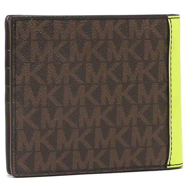 マイケルコース アウトレット 二つ折り財布 クーパー パスケース ブラウン メンズ レディース MICHAEL KORS 36H1LCOF1O BROWN｜axes｜03