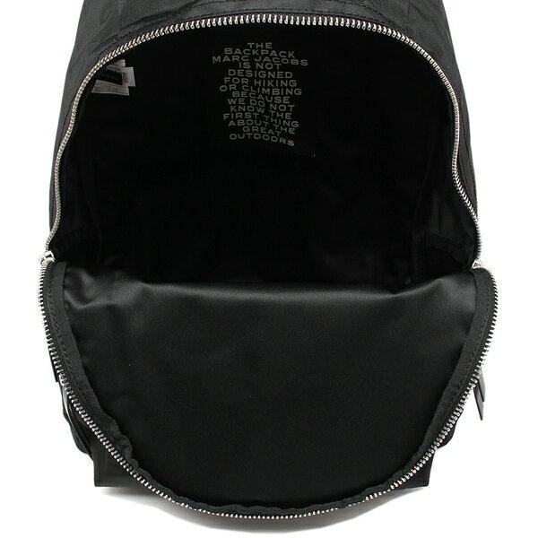 【新品·タグ付き】MARC JACOBS 本革ブラックバックパック Marc Jacobs Signet Mini Black Logo Printed Leather Shoulder