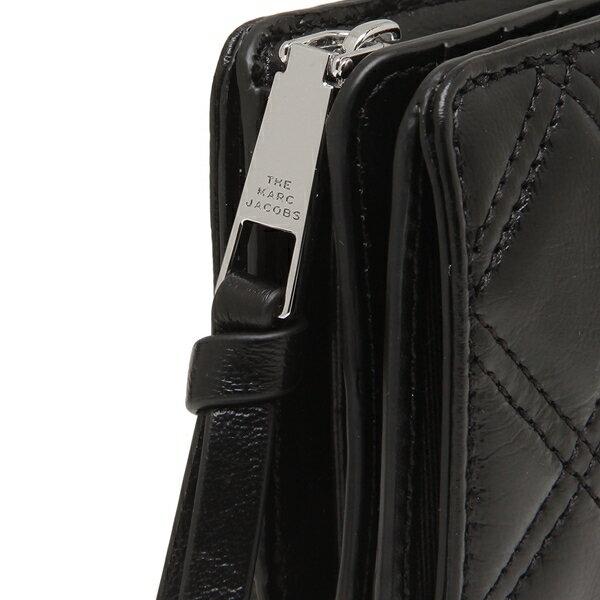写真追加！【美品】マークジェイコブス　財布 MARC JACOBS マークジェイコブス 二つ折り財布 キルテッドソフト