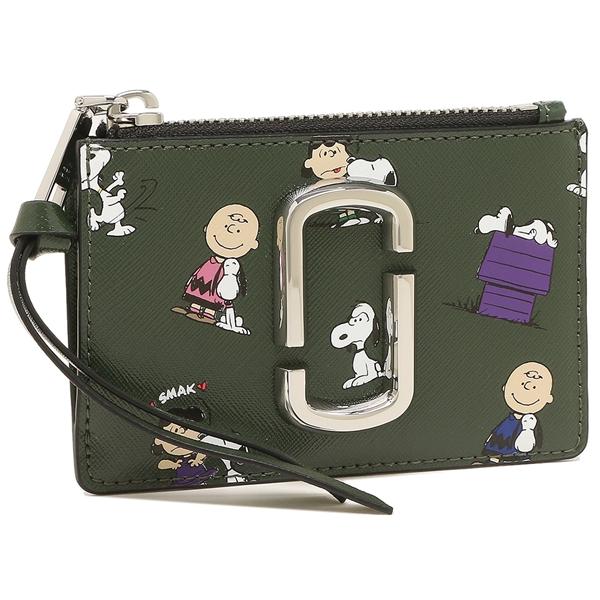 高級品市場 21秋冬新作 316 S160l01fa21 Jacobs Marc レディース グリーン ミニ財布 コラボ スヌーピー スナップショット コインケース 返品ok マークジェイコブス ボーナス クリスマス 30日間返品ok 財布 Dagl Tg
