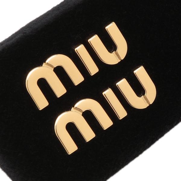 miu miu（ミュウミュウ） ヘアアクセサリー ロゴ ヘアクリップ