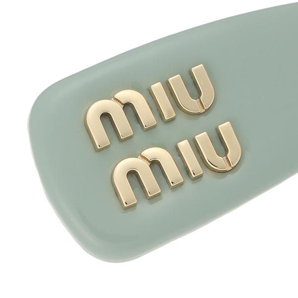 miu miu（ミュウミュウ） ヘアクリップ バレッタ パテントレザー ヘア