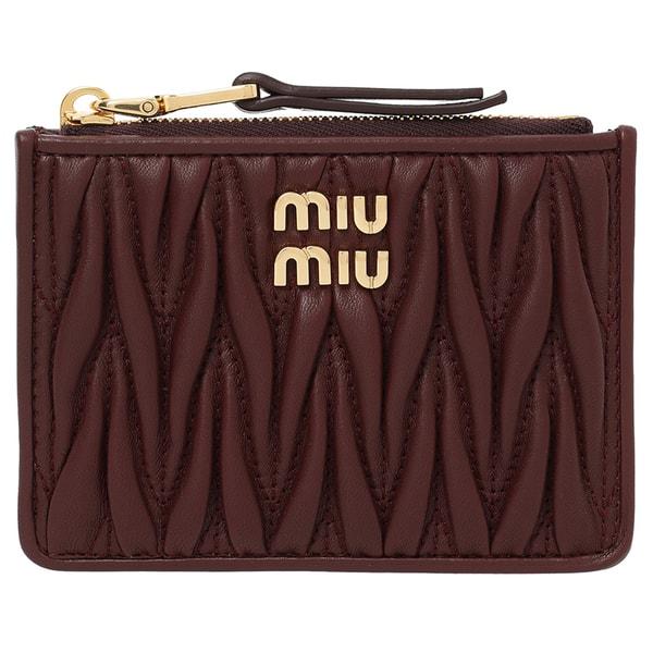 miu miu（ミュウミュウ） カードケース ミヌテリア マテラッセ ナッパ