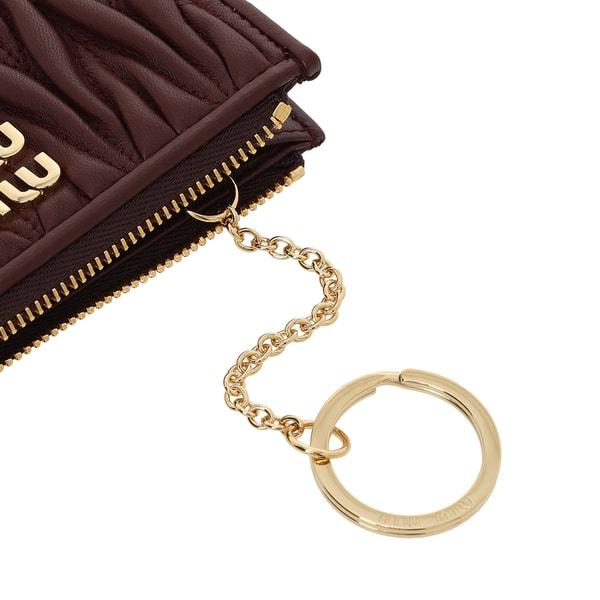 miu miu（ミュウミュウ） カードケース ミヌテリア マテラッセ ナッパ