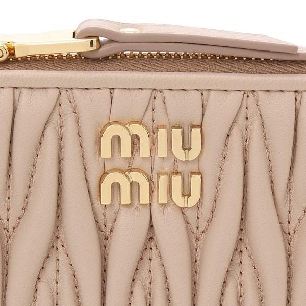 miu miu（ミュウミュウ） カードケース ミヌテリア マテラッセ ナッパ