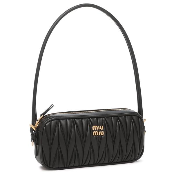 miu miu（ミュウミュウ） ショルダーバッグ マテラッセ ナッパレザー 