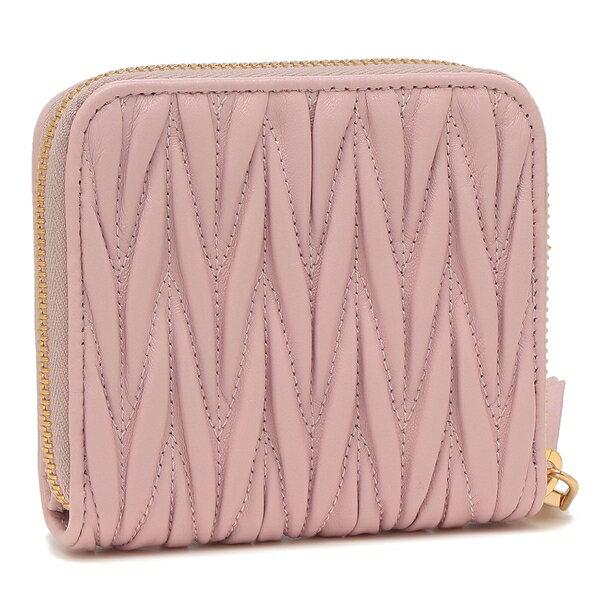 miu miu（ミュウミュウ） 二つ折り財布 マテラッセ ミニ財布