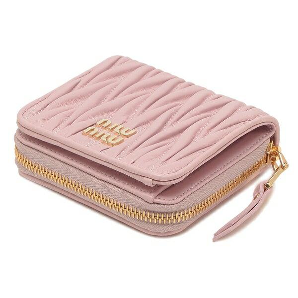 miu miu（ミュウミュウ） 二つ折り財布 マテラッセ ミニ財布