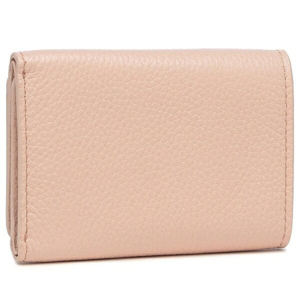 ミュウミュウ 三つ折り財布 ヴィッテロダイノレザー ミニ財布 レディース MIU MIU 5MH021 ADT7 VITELLO DAINO メタルロゴの画像