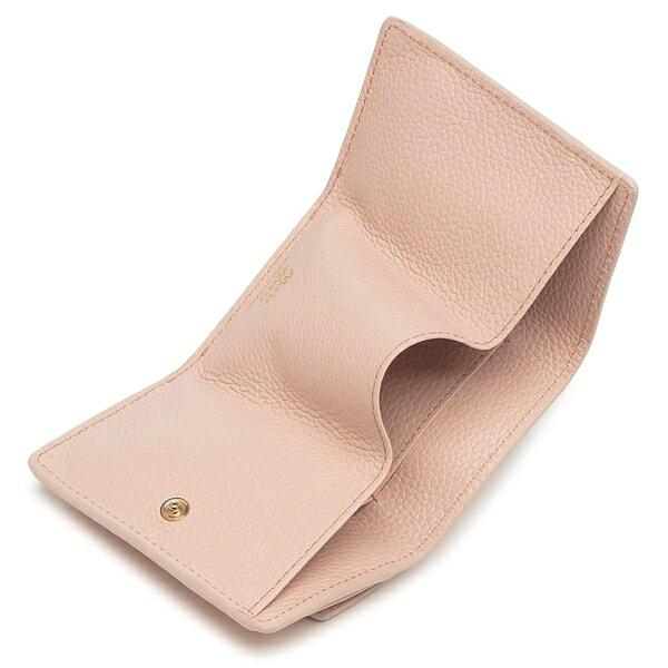 miu miu（ミュウミュウ） 三つ折り財布 ヴィッテロダイノレザー ミニ