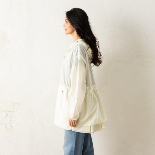 モンクレール ジャケット ウェテ ホワイト レディース MONCLER 1A00086 539ZD 034 WETE JACKET WHITE 撥水の画像