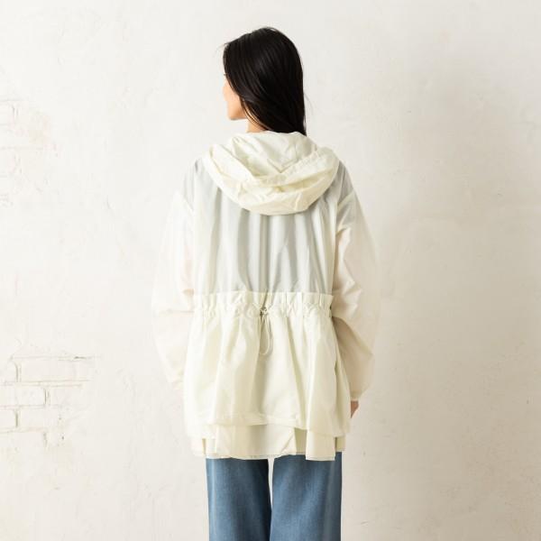 モンクレール ジャケット ウェテ ホワイト レディース MONCLER 1A00086 539ZD 034 WETE JACKET WHITE 撥水の画像