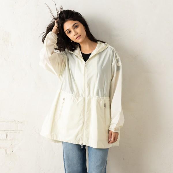 モンクレール ジャケット ウェテ ホワイト レディース MONCLER 1A00086 539ZD 034 WETE JACKET WHITE 撥水の画像