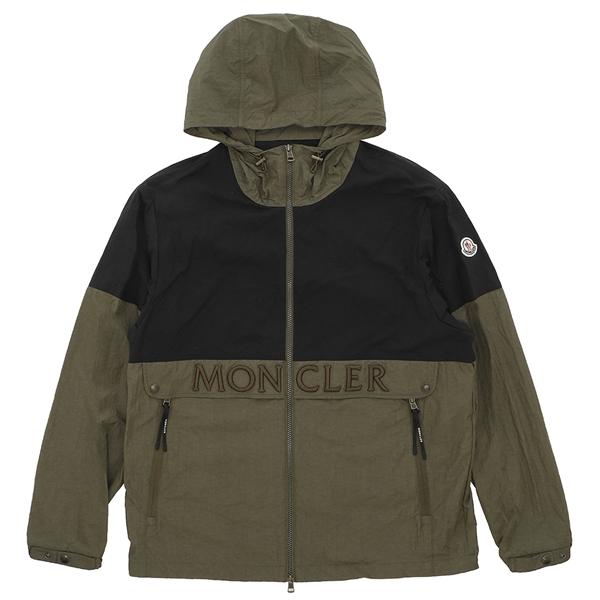 モンクレール ジャケット ジョリー カーキグリーン ブラック メンズ MONCLER 1A00088 59733 99T JOLY JACKET KHAKI BLACKの画像