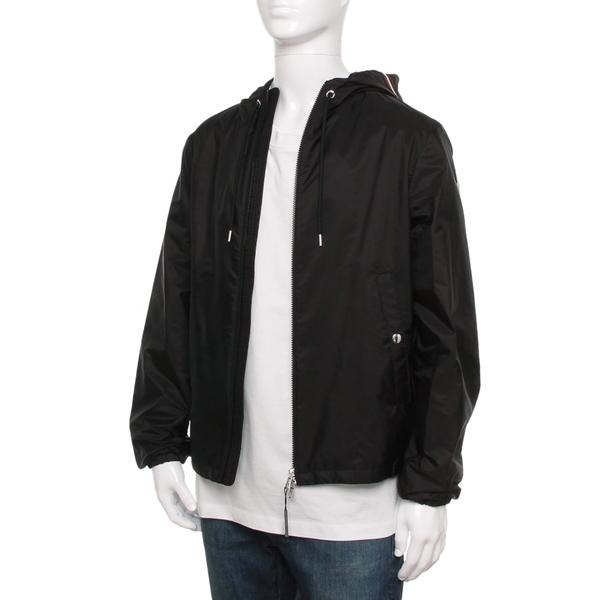 モンクレール ジャケット グランペアーズ ウインドブレーカー ロゴパッチ ブラック メンズ MONCLER 1A00090 54155 999の画像