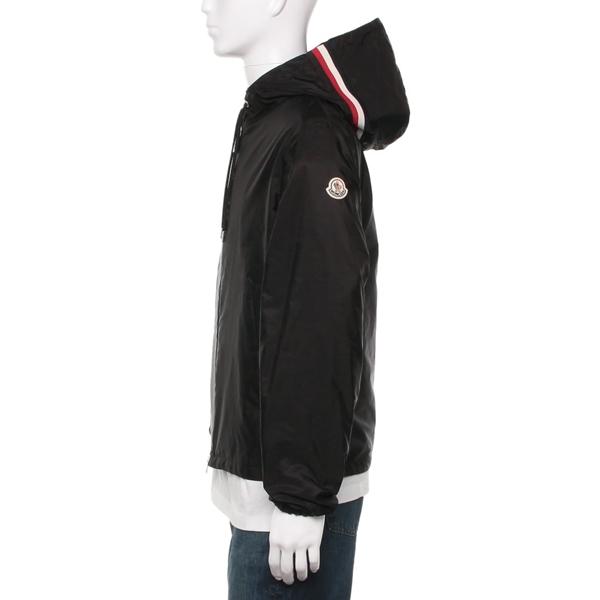モンクレール ジャケット グランペアーズ ウインドブレーカー ロゴパッチ ブラック メンズ MONCLER 1A00090 54155 999の画像