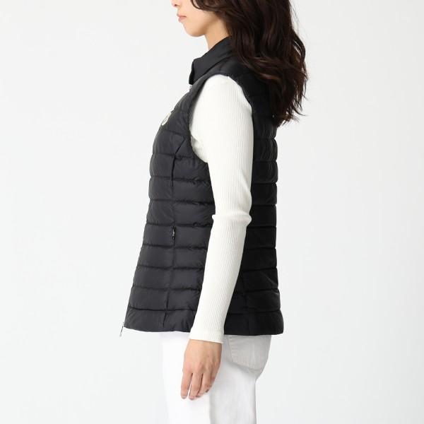 モンクレール ダウンベスト ダウンジャケット コート アイジェン ブラック レディース MONCLER 1A00091 597YF 999の画像