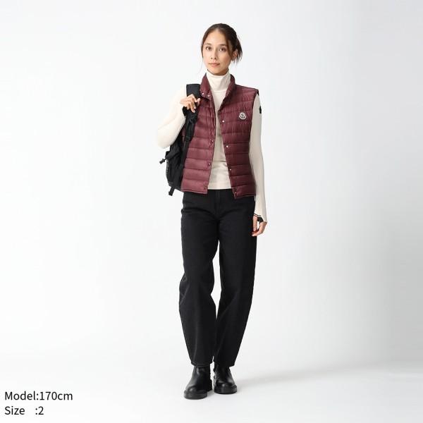 モンクレール ダウンジャケット コート リアーヌ ダウンベスト ワインレッド レディース MONCLER 1A10200 53048 458の画像