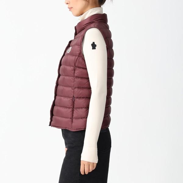 モンクレール ダウンジャケット コート リアーヌ ダウンベスト ワインレッド レディース MONCLER 1A10200 53048 458の画像