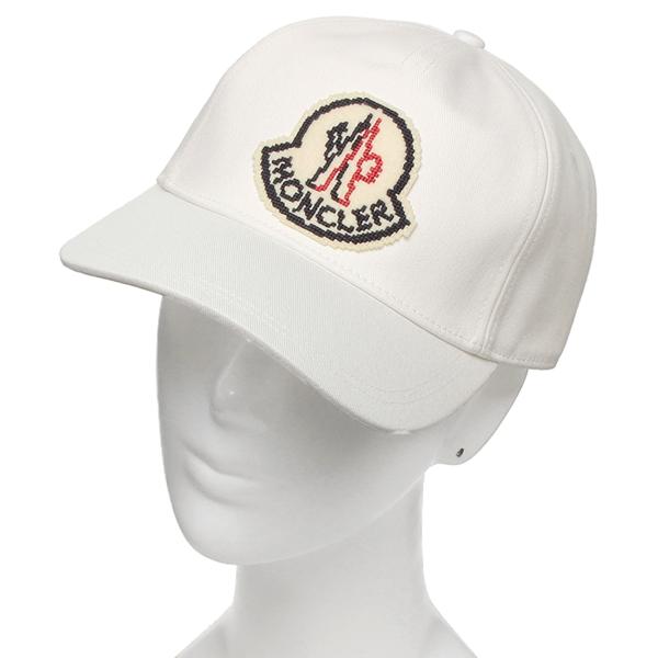 MONCLER（モンクレール） 帽子 ホワイト メンズ MONCLER 3B00014 0U162