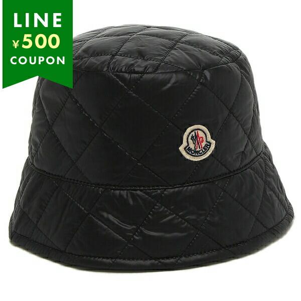 モンクレール 帽子 バケットハット ブラック レディース MONCLER 