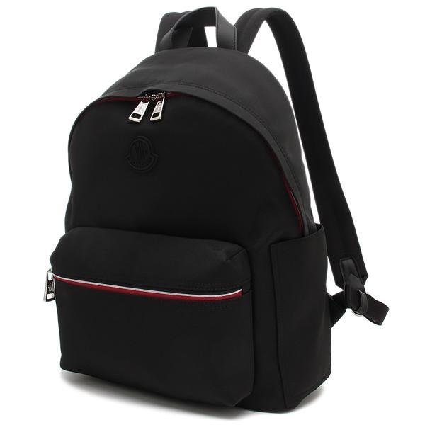 MONCLER ブラックリュック Black New Pierrick Metal Logo Backpack - Bags & Small Accessories