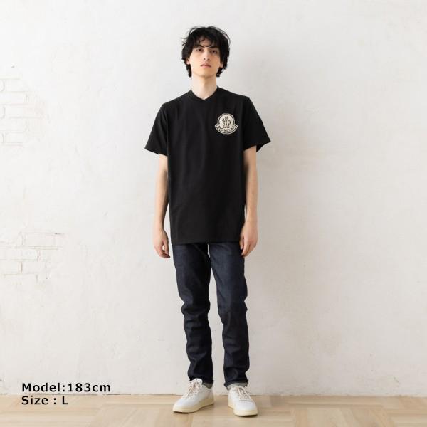 MONCLER モンクレール Tシャツ カットソー ブラック メンズ