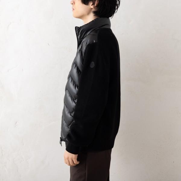 モンクレール カーディガン ボレロ ダウンジャケット コート ブラック メンズ MONCLER 9B00011 M1367 999の画像