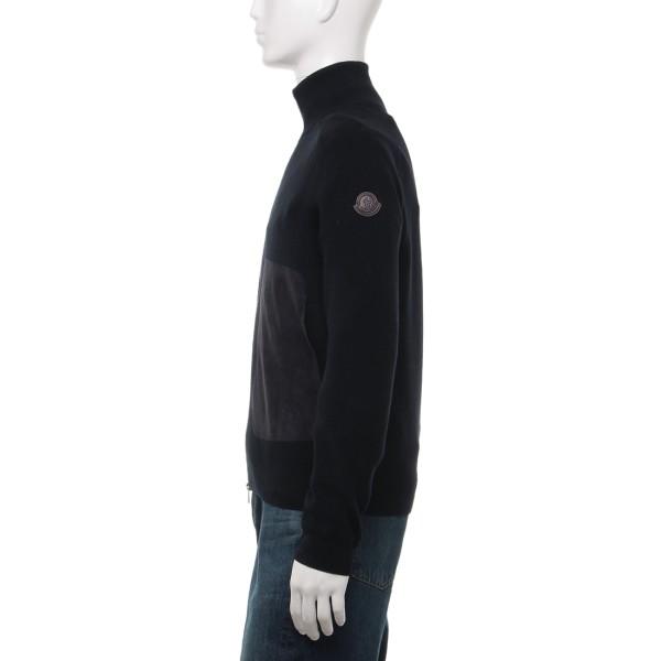 モンクレール カーディガン ボレロ ネイビー メンズ MONCLER 9B00019 M1611 778の画像