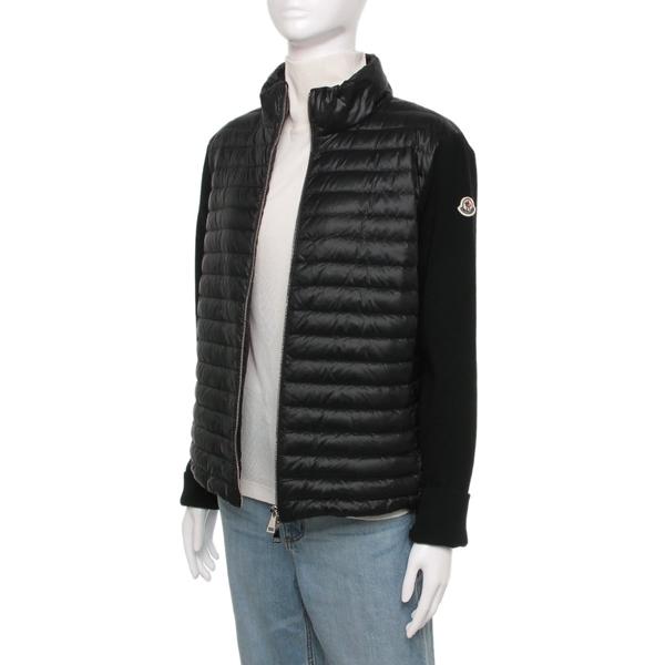 モンクレール ダウンジャケット コート ロゴパッチ ダウン切り替え ブラック レディース MONCLER 9B00032 M1131 999_1