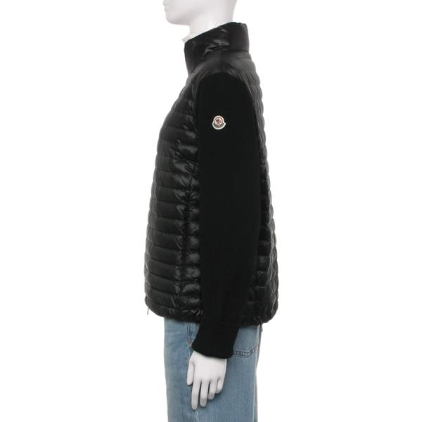 モンクレール ダウンジャケット コート ロゴパッチ ダウン切り替え ブラック レディース MONCLER 9B00032 M1131 999_2