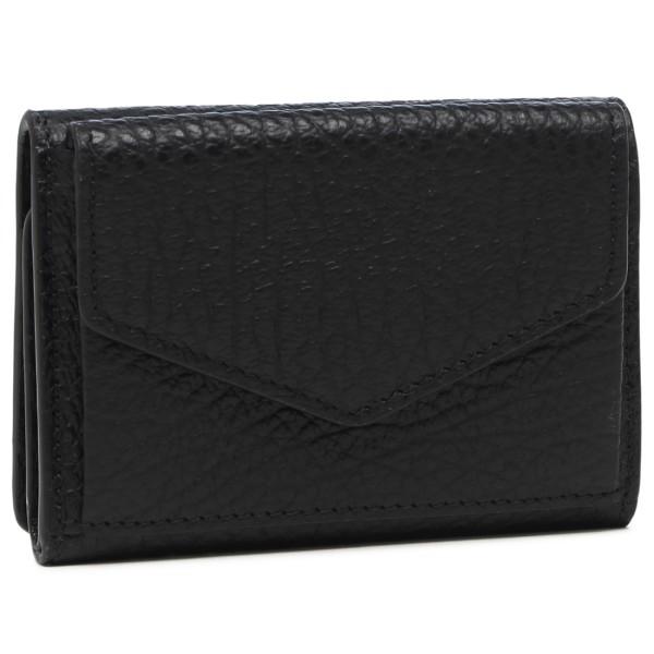 Maison Margiela（メゾンマルジェラ） 三つ折り財布 ミニ財布 ブラック