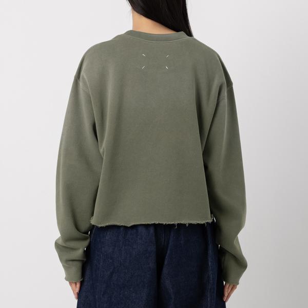メゾンマルジェラ スウェットシャツ トップス プルオーバー カーキ レディース Maison Margiela S51GU0123 S25580 740_2