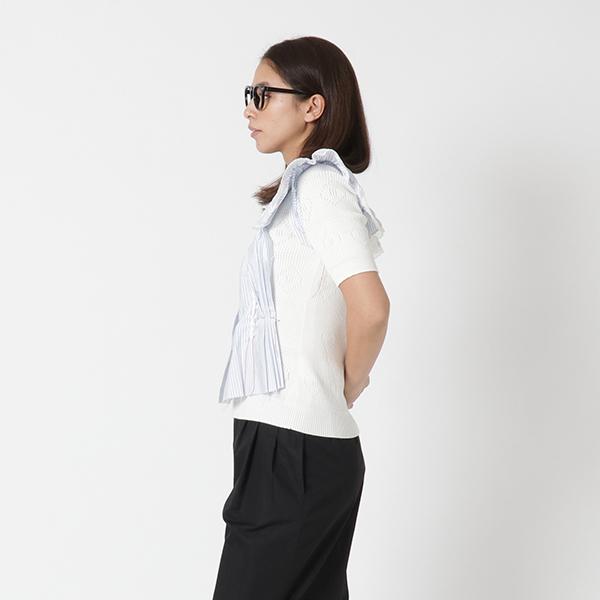 Maison Margiela メゾンマルジェラ シャツ ホワイト ブルー Maison Margiela メゾンマルジェラ シャツ ホワイト ブルー
