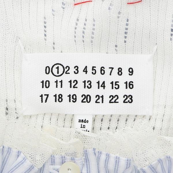 Maison Margiela メゾンマルジェラ シャツ ホワイト ブルー