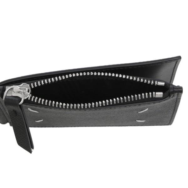 メゾンマルジェラ 二つ折り財布 マネークリップ コインケース ブラック メンズ Maison Margiela SA1UI0018 P4745 T8013の画像